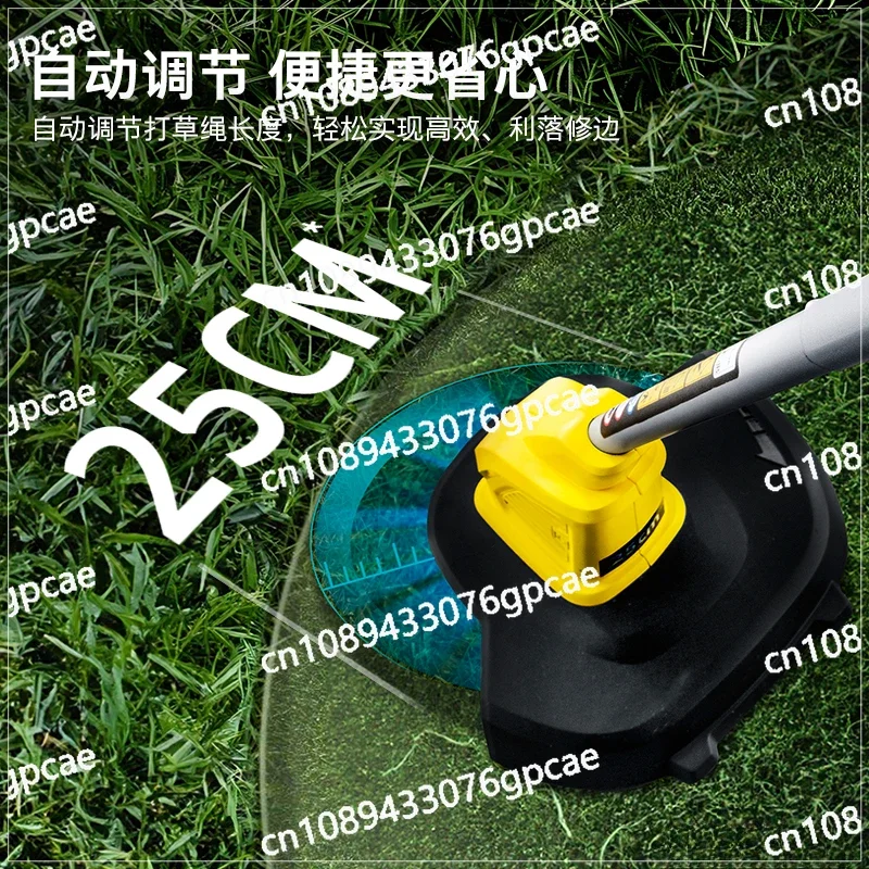 Electric Lawn Mower Household Small Lawn Mower Rechargeable Lithium Battery Lawn Mower New Weeding Artifact