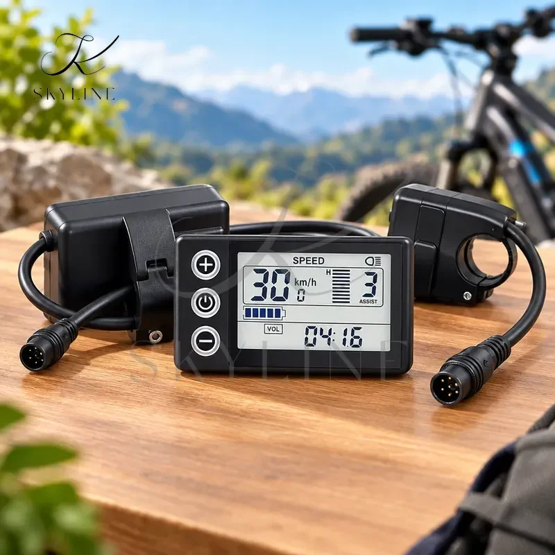 Electric Scooter Parts Repair S866 LCD Display With 6Pin Plug Accessory For E-Bike Display Meters Accessories