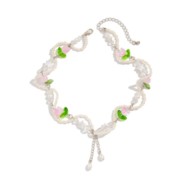 Beautiful Star Flower Tassels Necklace Accessory for Fashion Enthusiasts Dropshipping