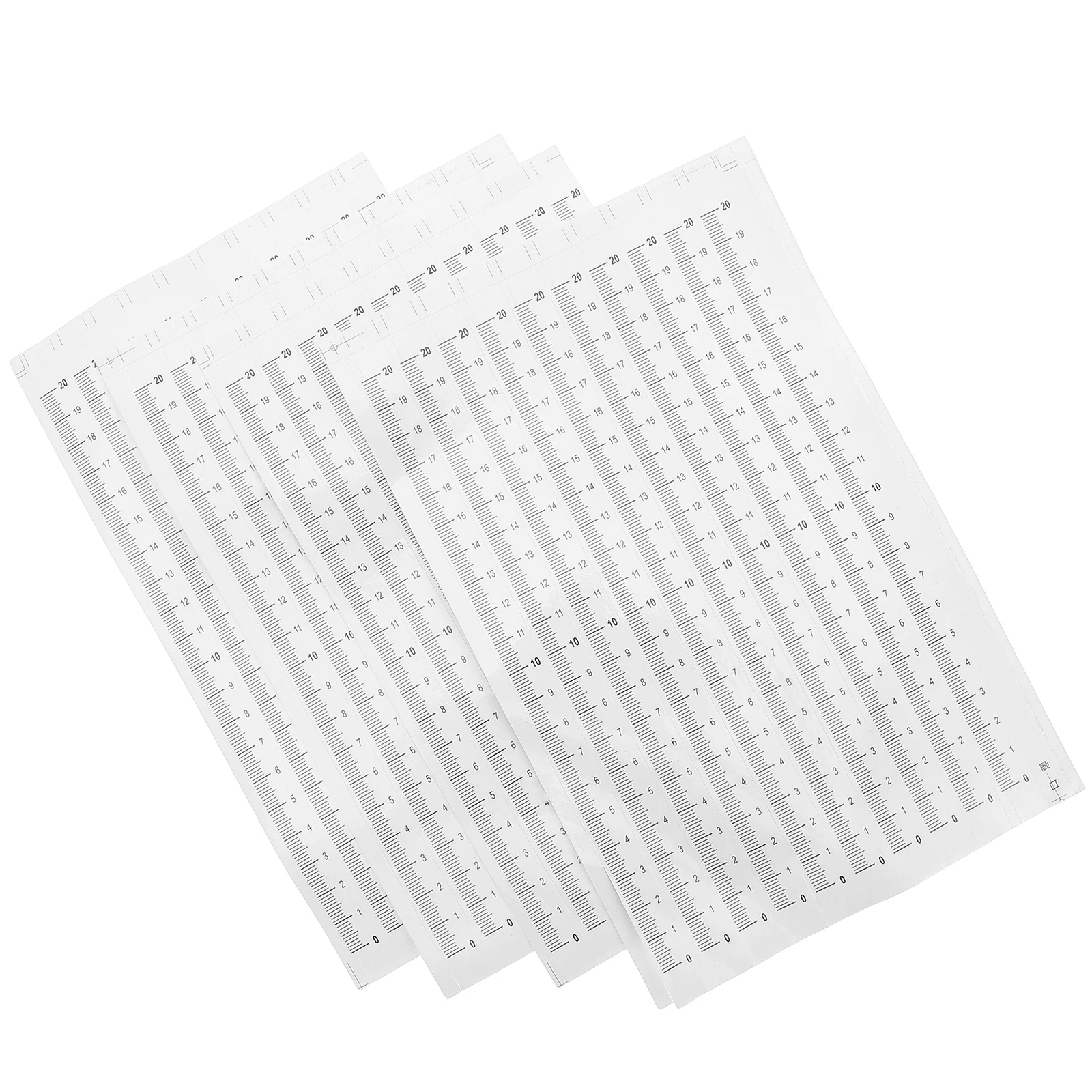 60 قطعة شريط مسطرة لاصق مقياس متري مسطرة التخرج قشر عصا منضدة الارتفاع بمناسبة أشرطة القياس ملصق