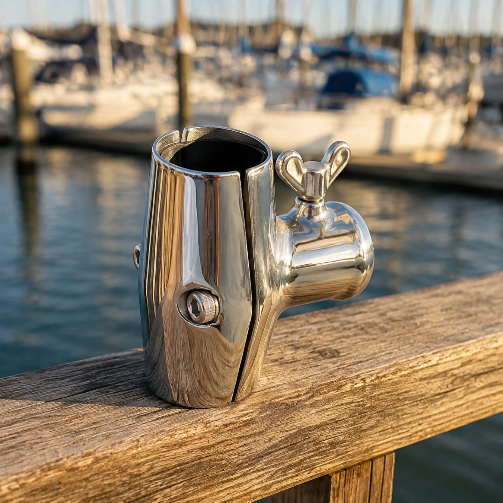 Mounting Bracket Adjustable Boat Flag Pole Holder Flagpole Bracket Compact for Yacht Fittings, RV Projects