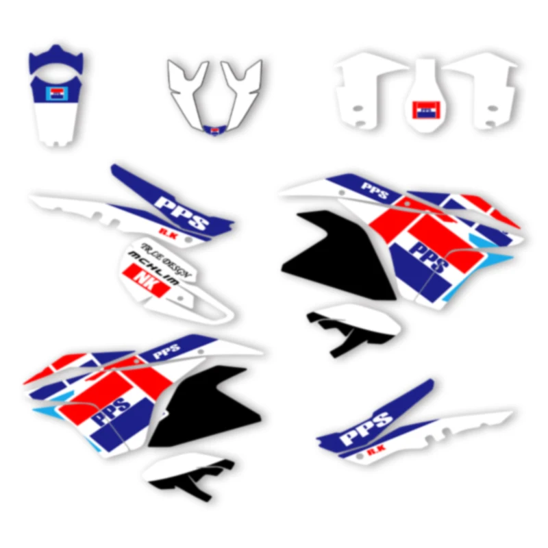 DSMTECH Custom Motorcycle Graphics For KTM 2003 2004 2005 2006 2007 2008-2016 ADV1050 1090 1190 RS Decals Stickers Kits 001
