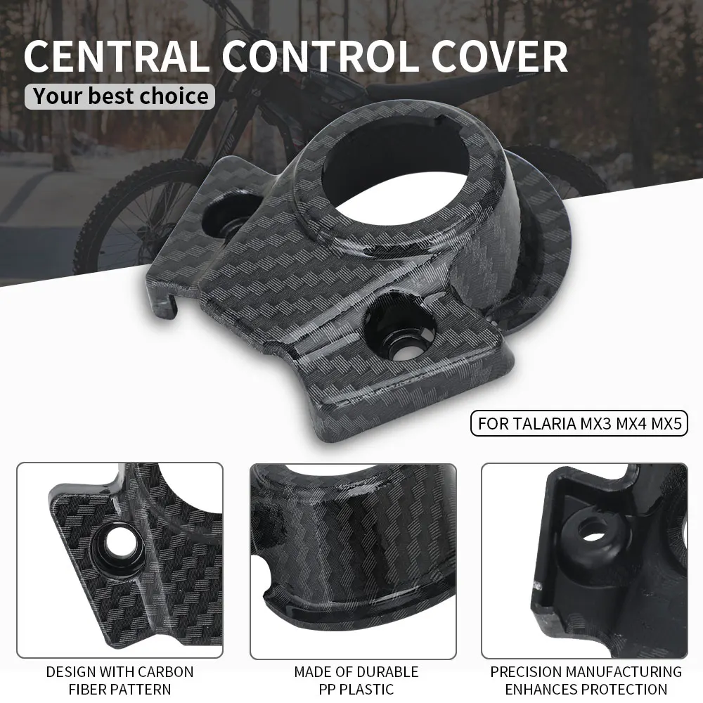 Central Control Decorative Cover Motorcycle Accessories Carbon Fiber Pattern Protect For Talaria Sting MX3 MX4 MX5 Electric Bike