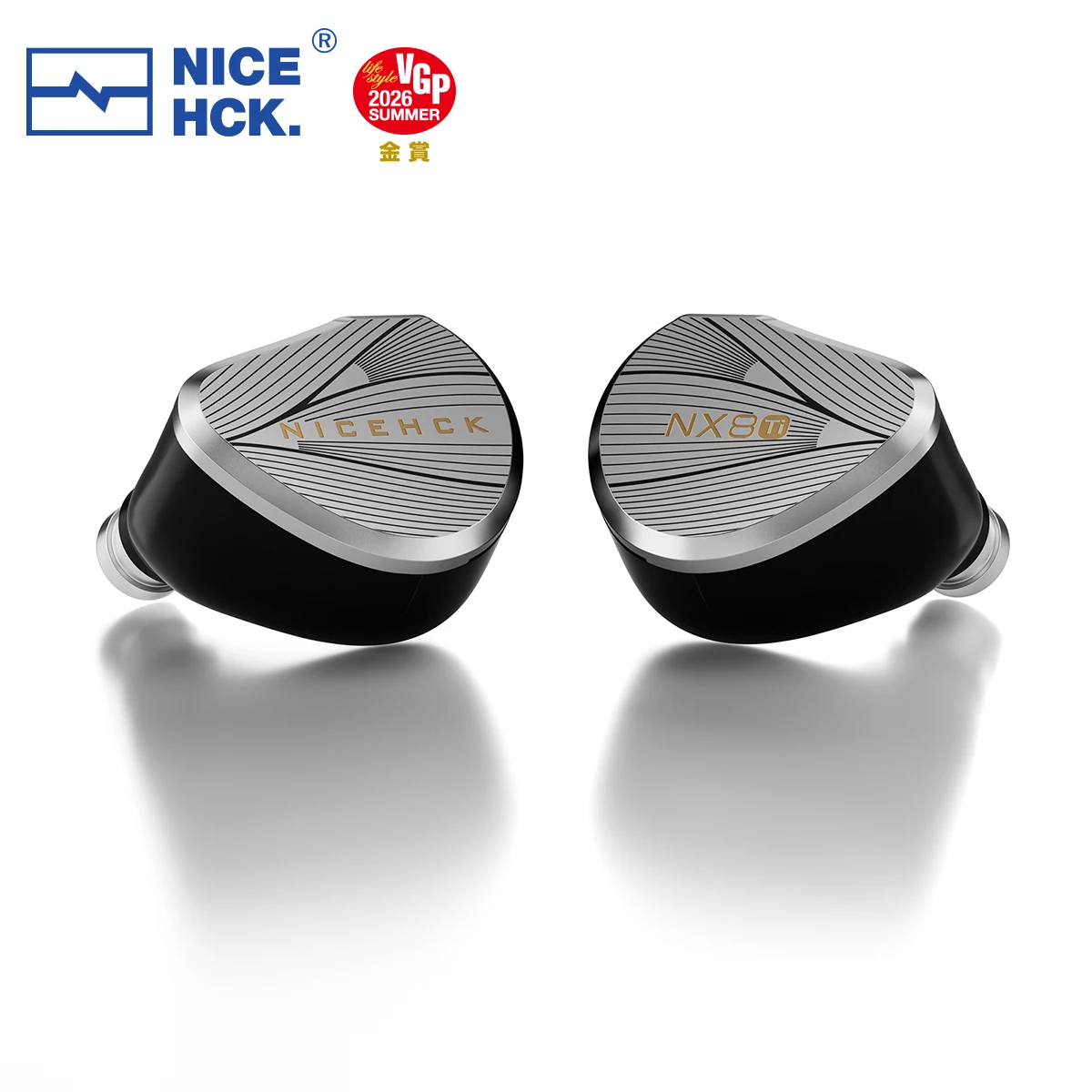 NICEHCK NX8Ti 限定版 1DD+6BA+1PZT ハイブリッドイヤホン 交換可能な 2 ピンノズル 3D プリント樹脂シェル NX シリーズ NX7MK4 MK4 Pro