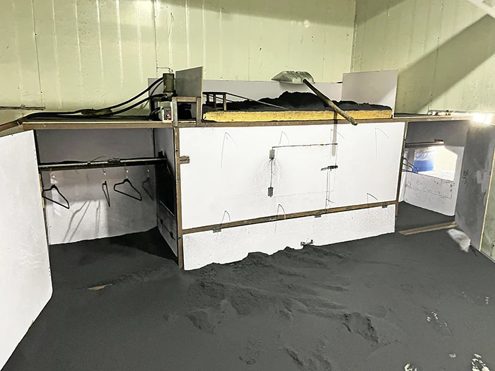 Máquina automática de flocagem de cabide