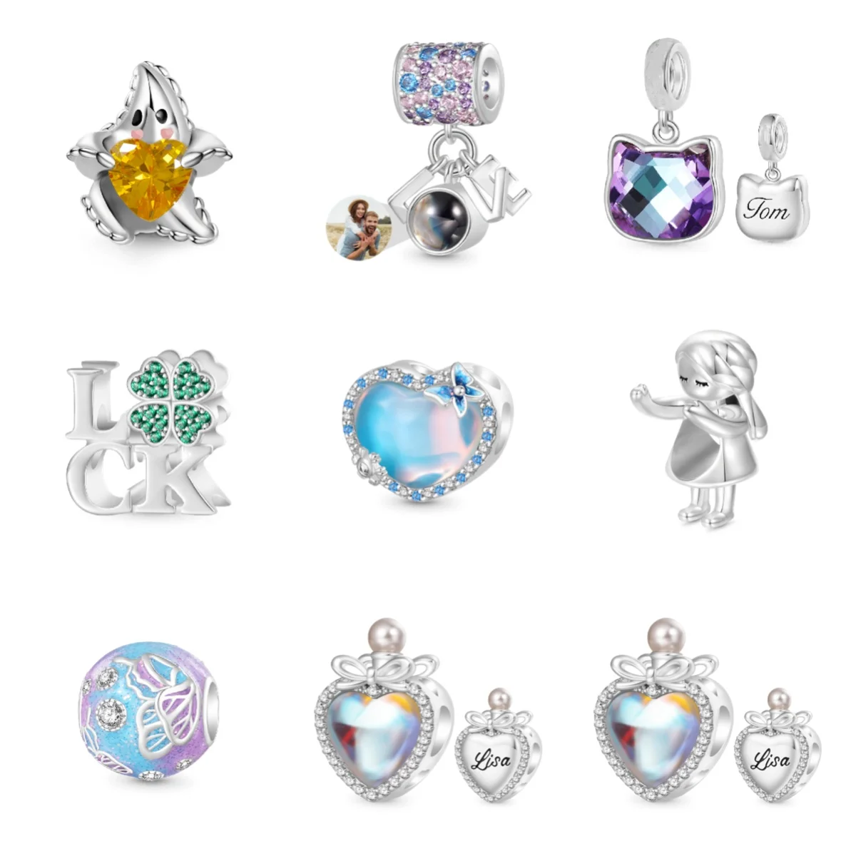 

Chinese And Western Amulets Digital Style Bead PendantsFashion Jianyue