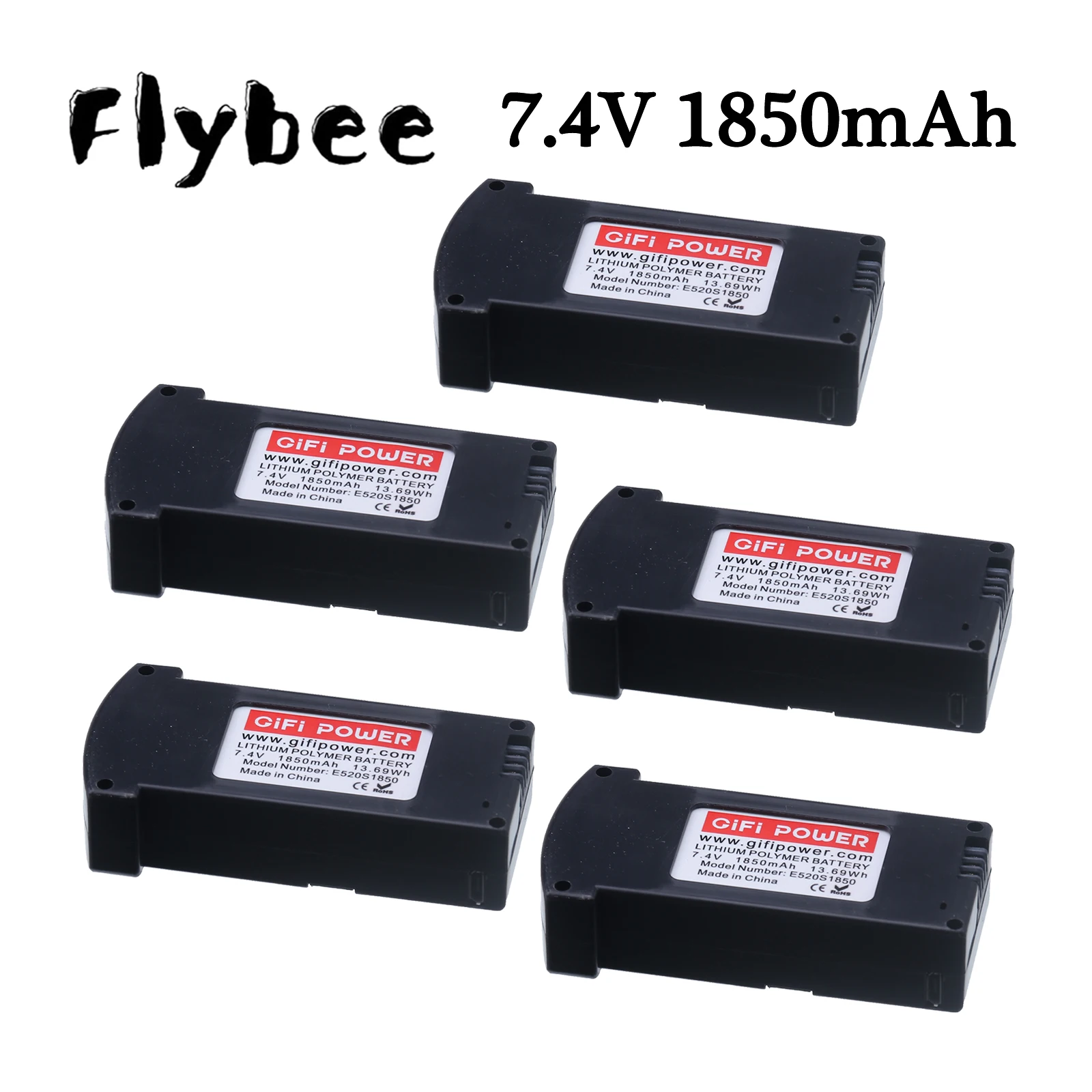 

Upgrade 1850MAH 7.4V LiPo Battery For RC E520 E520S JD-22S RC Quadcopter Drones Spare Parts 13.69Wh 7.4V Battery For E520 Drone