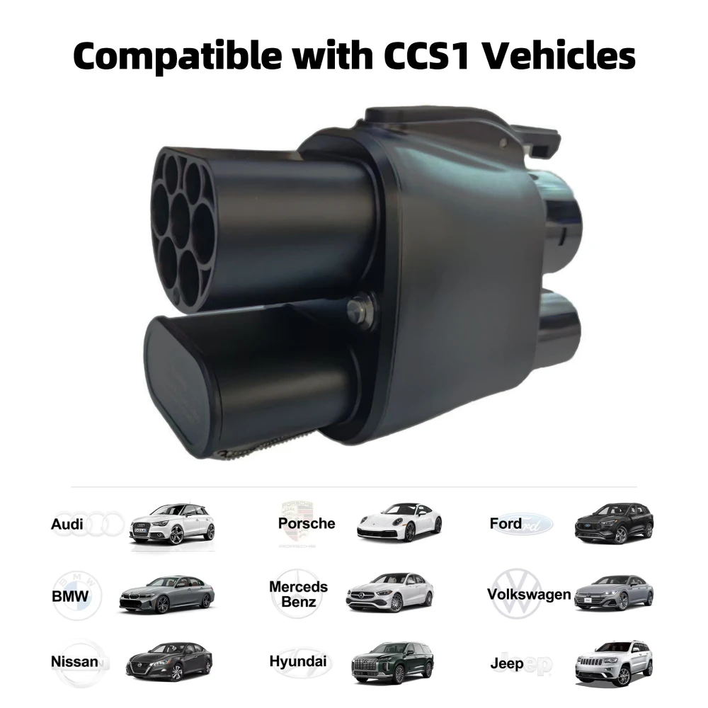 BERET EV Charger CCS2 to CCS1 DC 250A 250KW Adapter Fast Charging CCS Combo 2 to CCS Combo 1 Universal Model  Car Charging