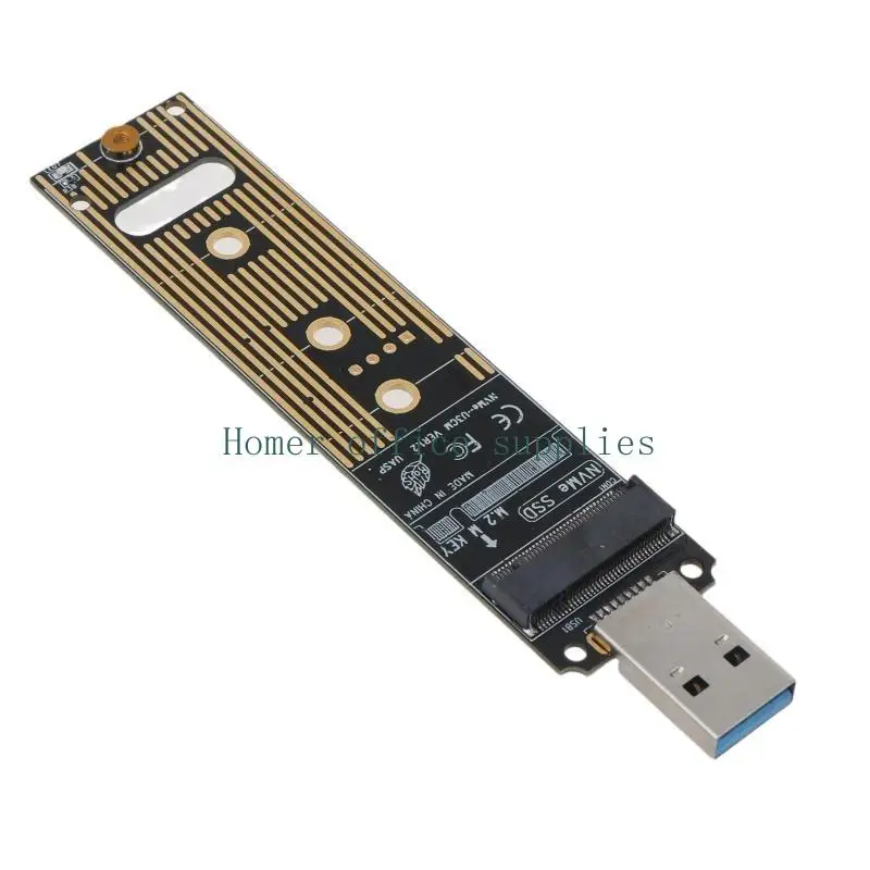 K43B 2 في 1 لـ M.2 إلى USB SSD Dual Board لبطاقة محول M.2 NVME PCIE لـ 2242 2260 2280 NVME لـ M.2
