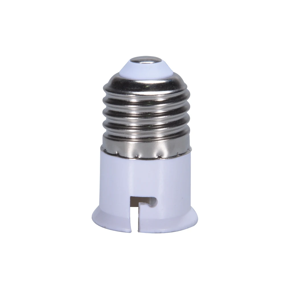 Enchufe de bombilla de lámpara de luz E27 a B22, convertidor de Base, tornillo Edison a tapa de bayoneta
