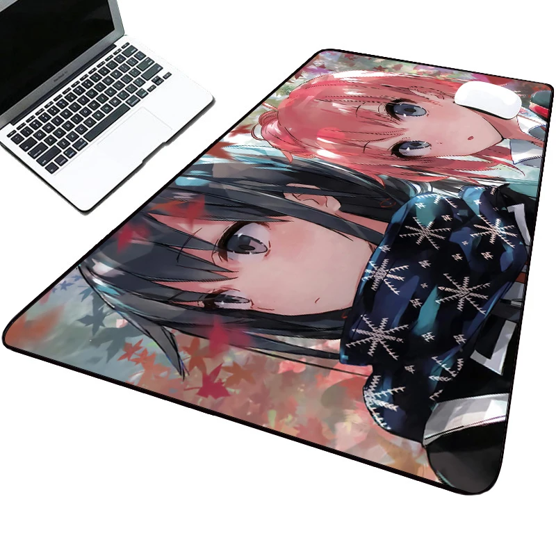 Yui Yuigahama Oregairu Computer Mouse Pad Sexy Mouse Pad Rest Pad Anime Mouse Mats Gamer Mat 350X600X2MM Diy Laptop Mesa Gaming