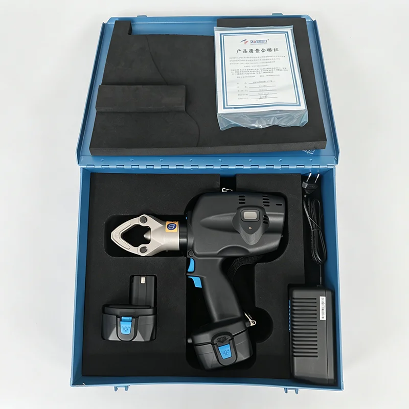 BC-706D Crimper Crimping Tool Renewable Energy Installation Tool Led Light Hydraulic Crimping Tool Die-less Indent Cable Crimper