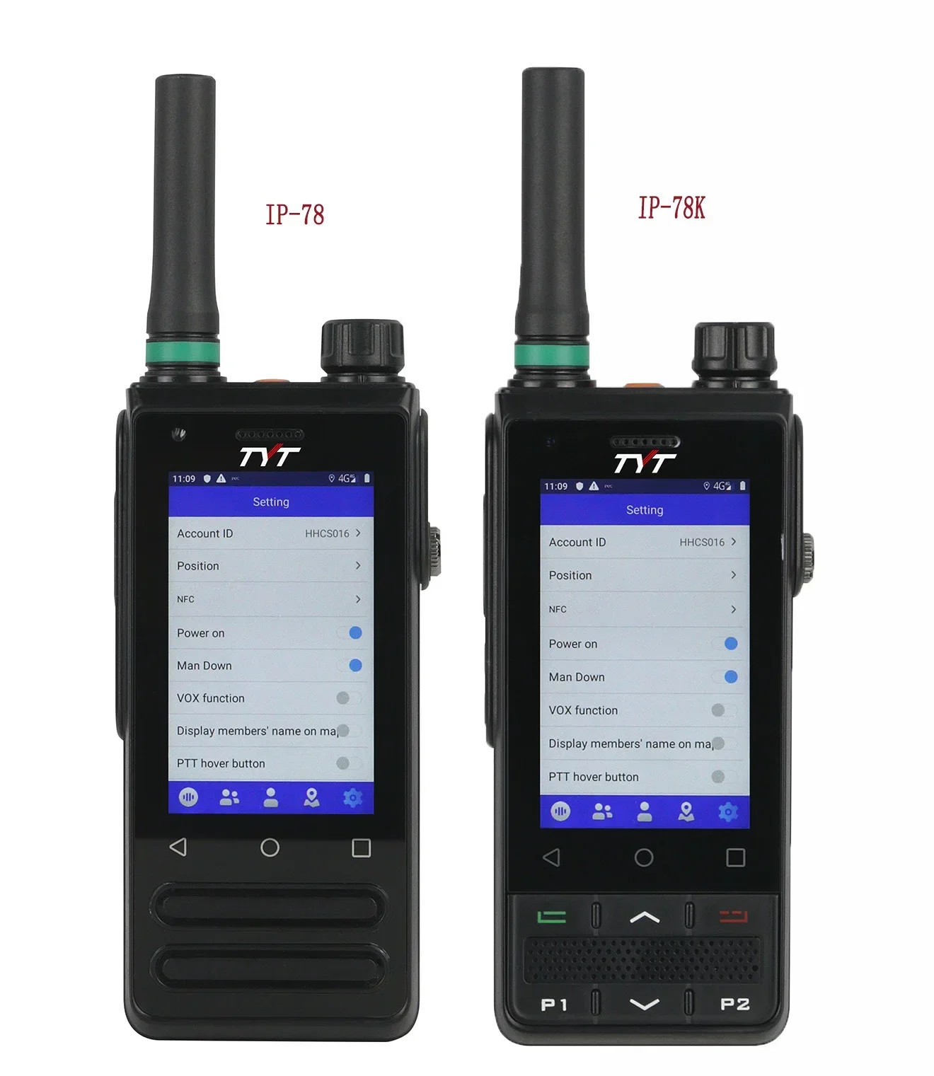 

New Product TYT IP-78 Radio 2G/3G/4G LTE S200 Lte Radio 4G Zello Mobile Network Walkie Talkie with SIM Card