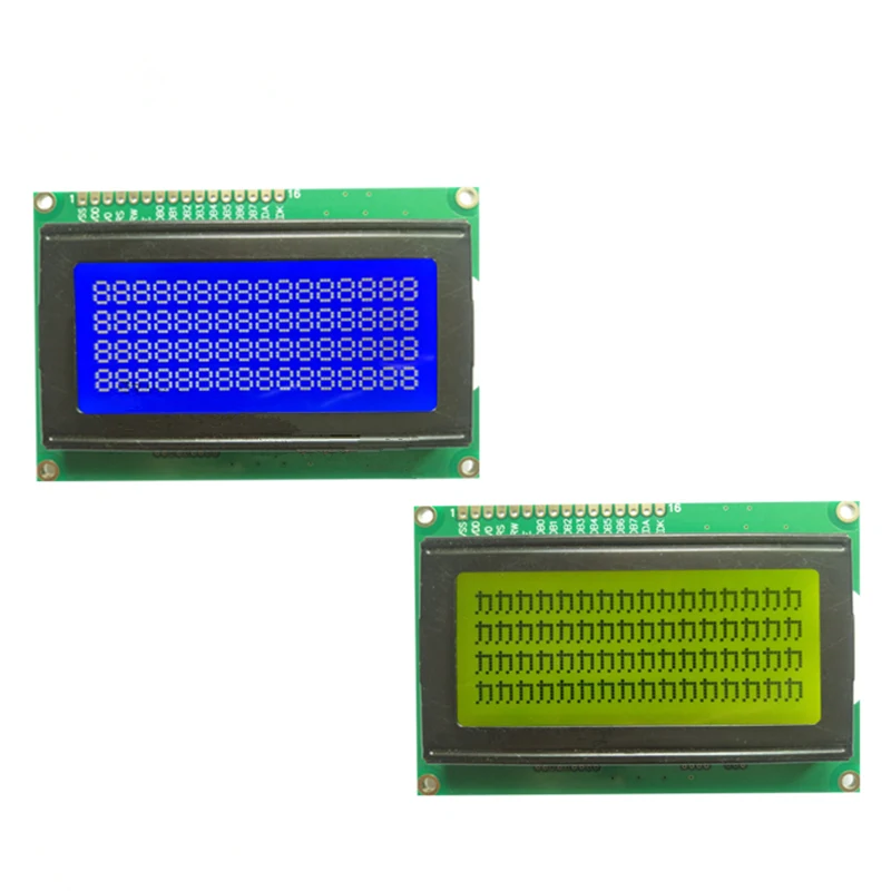 5V 1PCS 1604 16x4 16*4 164 Character LCD Display Module With Blue/Yellow IIC I2C Port HD44780 Driver For Industrial R3 DIY