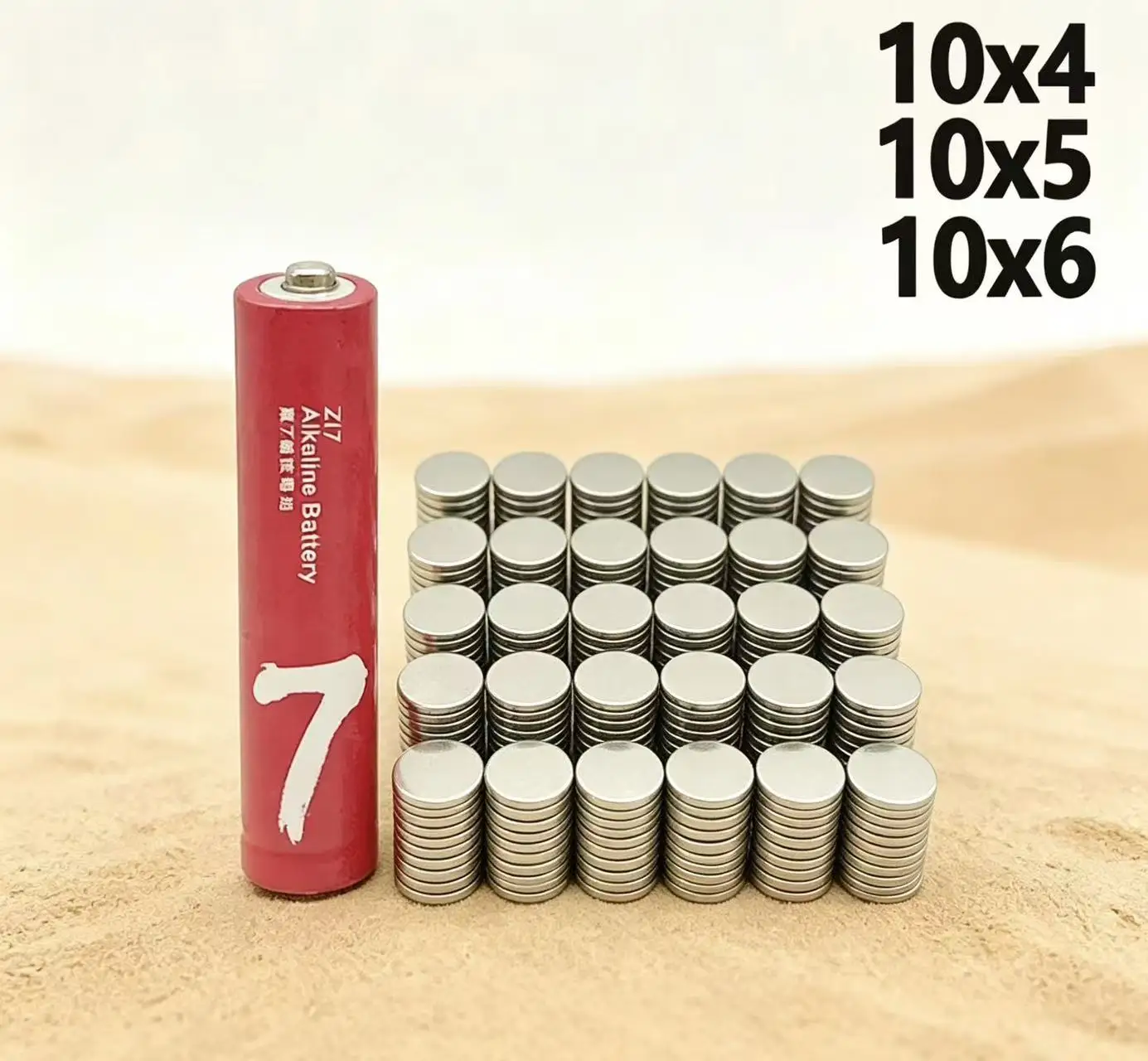 10-200pcs 10x4 10x5 10x6mm Magnet N35 NdfeB Permanent Magnetic Imanes Neodymium Magnet10*4 10*5 10*6mm Accessory