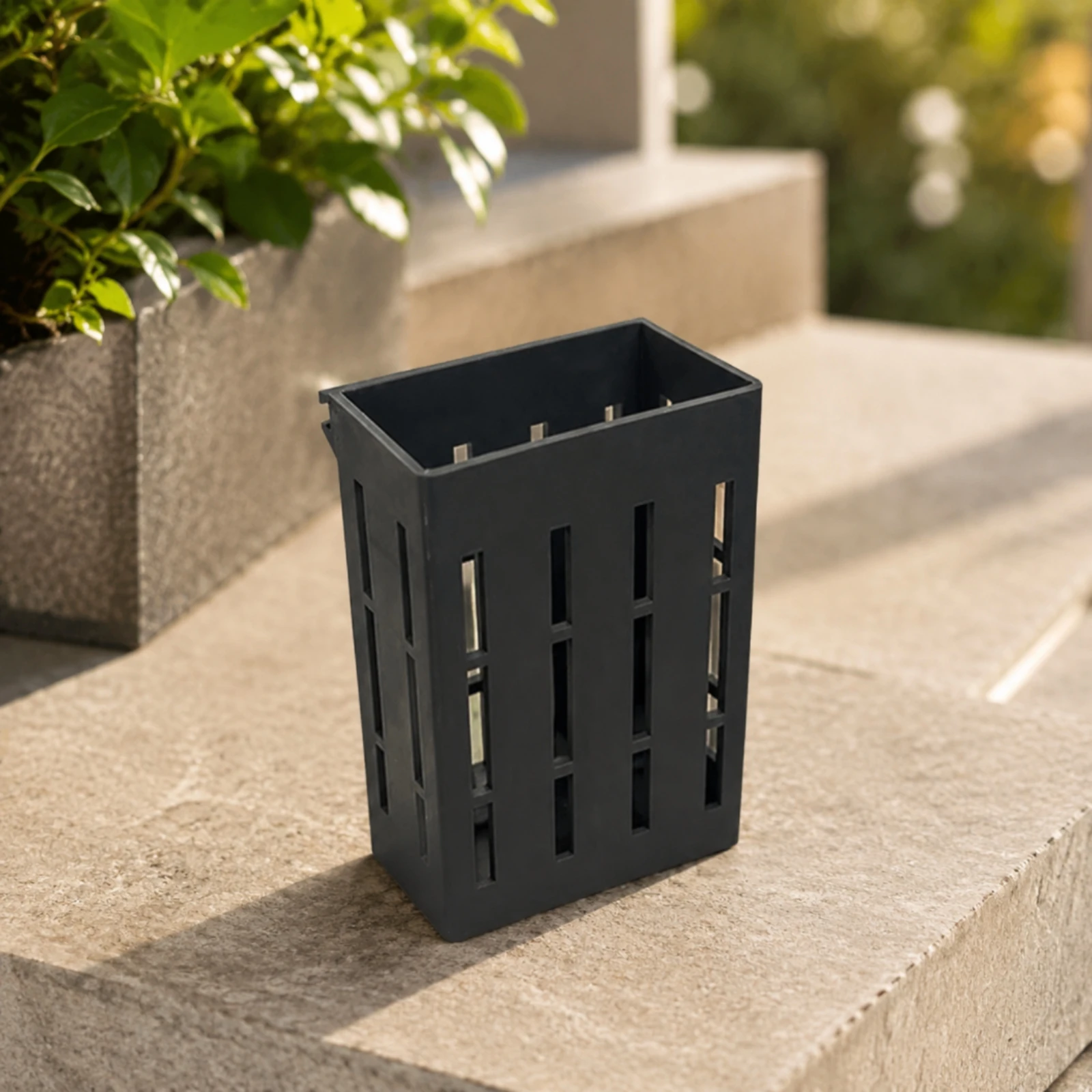 Aquatic Fish Habitat Plant Holder Slotted Water Plant Pot Edge-Mounted Aquatic Pot Lightweight Hydroponic Planter Box view 5