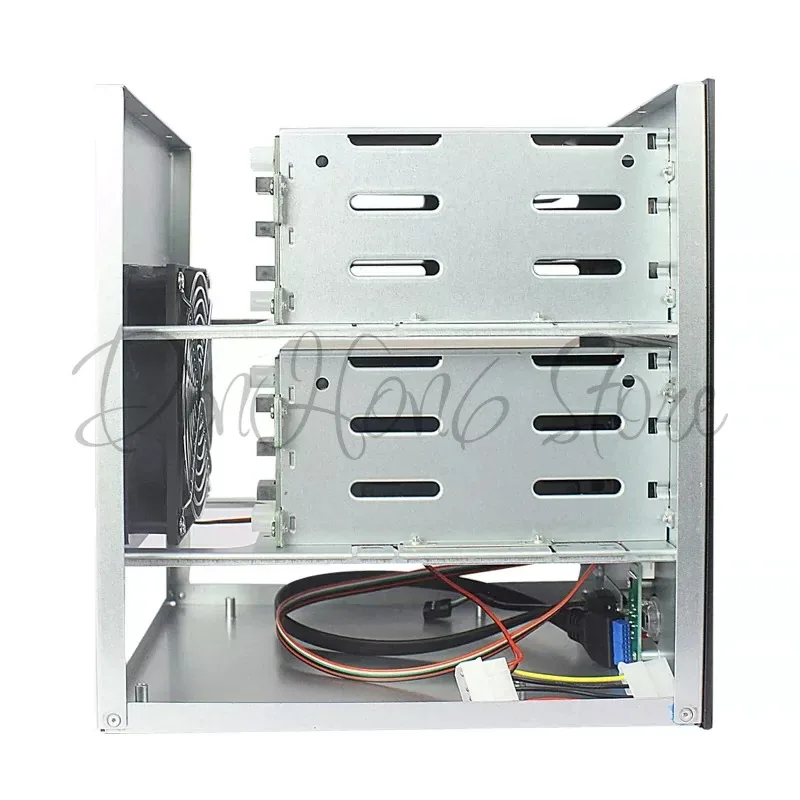Suitable for 6-disk NAS chassis, Hei Zunhui hot-swappable home theater private cloud storage itx small host box
