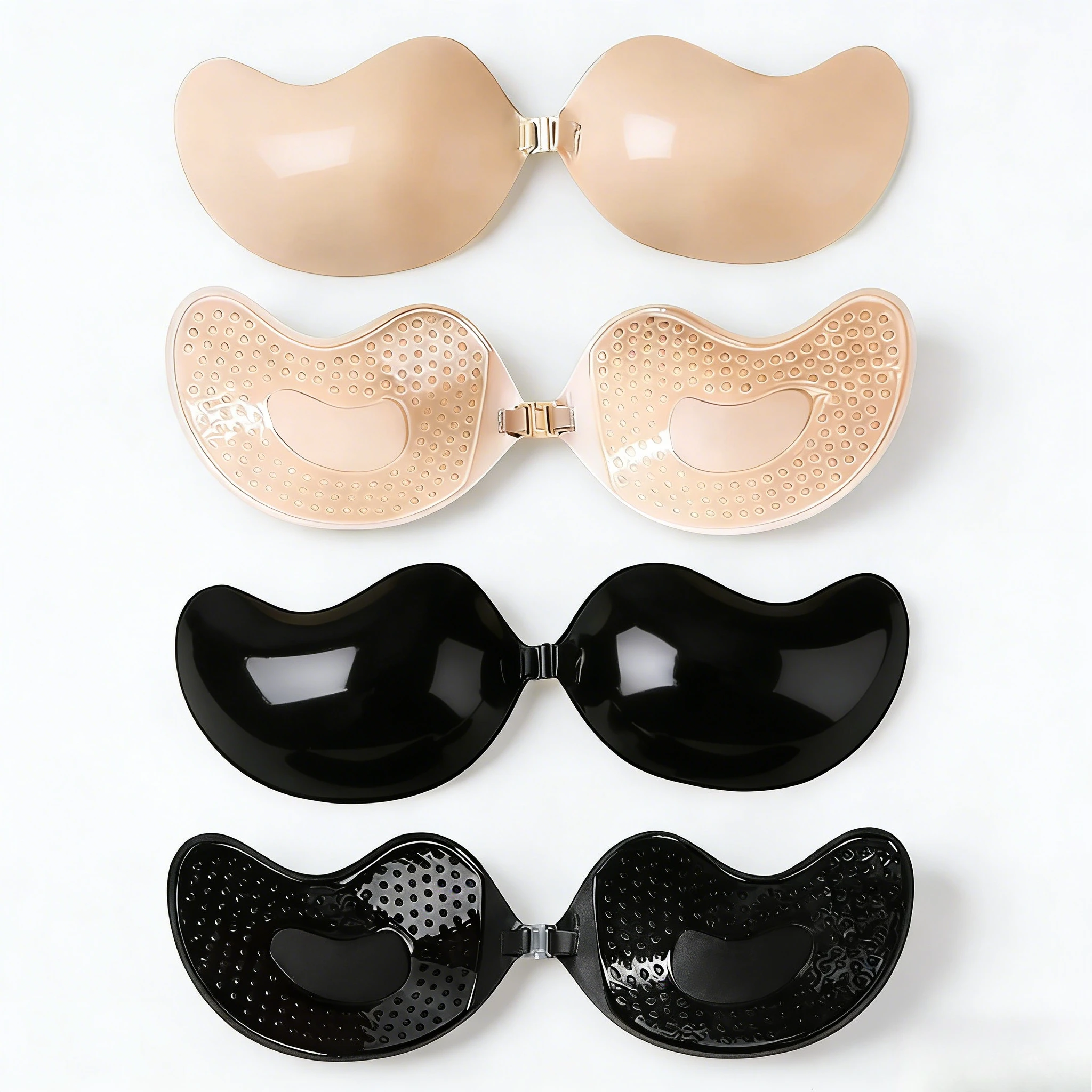 

Mango Cup Invisible Stick-On Lift Sticky Bra Strapless Seamless Push Up Anti-convex Bra Women's Lingerie & Underwear Accessories
