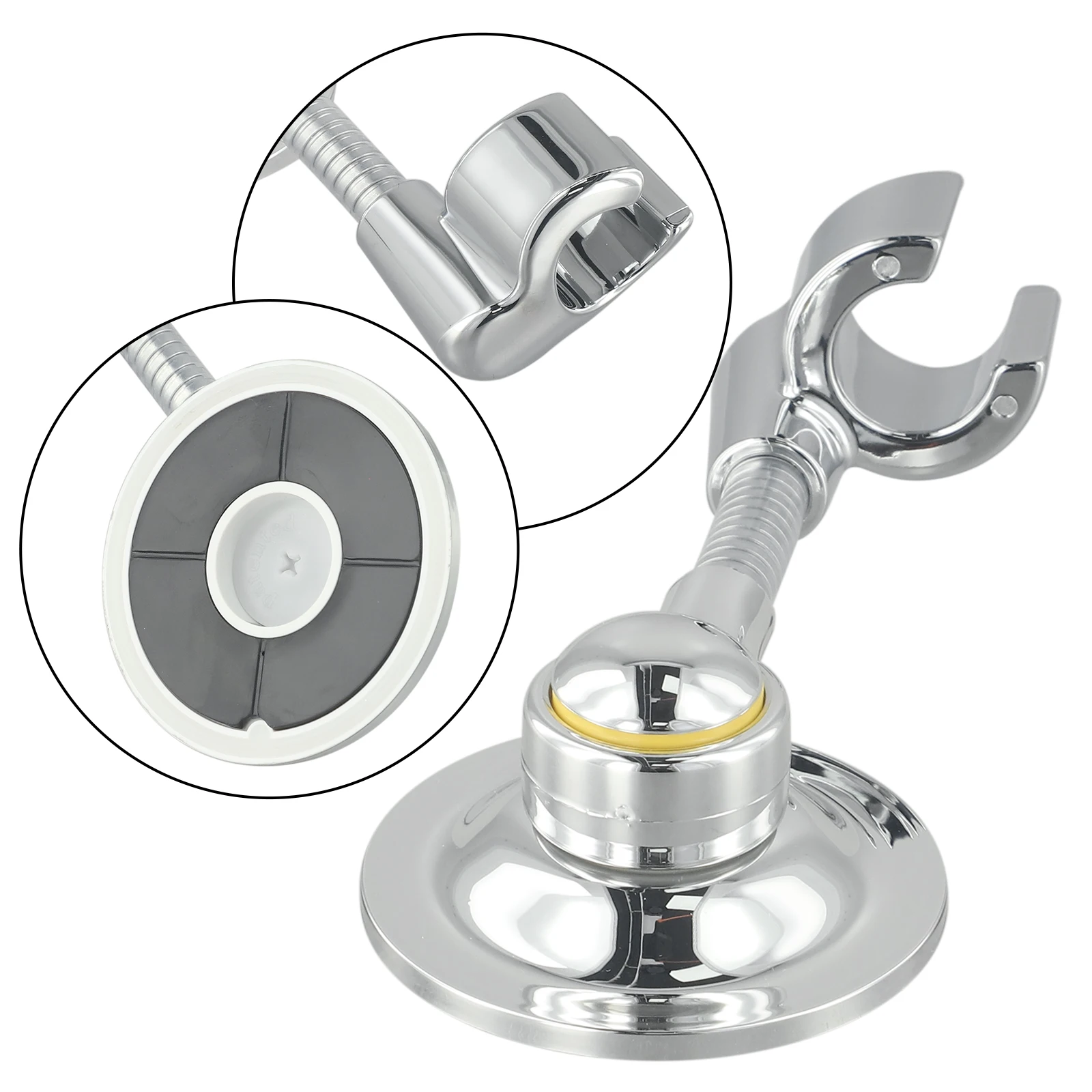 Support de douche manuel en ABS réglable avec ventouse, fixation rapide, accessoire