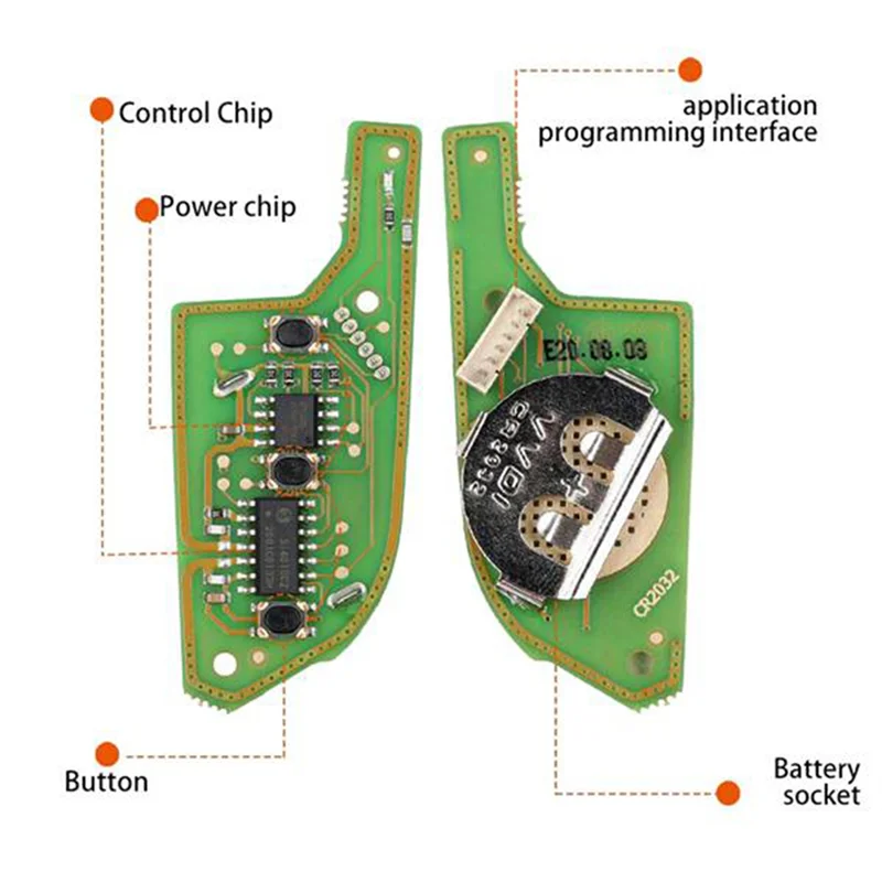 

NEW-4Pcs Universal Remote Key XKLKS0EN XKLKSOEN For VVDI Key Tool LEI. KSS Lexus Style 3 Buttons Wire Remote Key