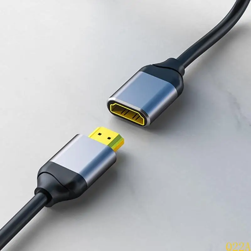 Q22A HDTV-compatible 2.1 Extender Cable 8K 60Hz Gold Plated Connectors Extension Line