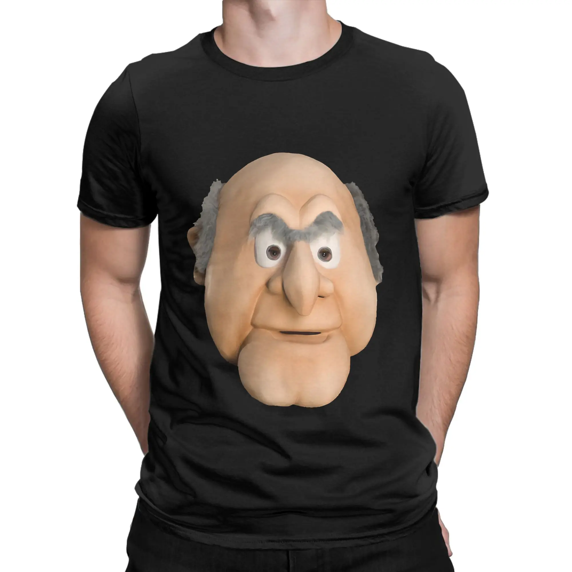 Science Funny Graphic 100% Cotton T-Shirt Statler and Waldorf Tees Tops For Men