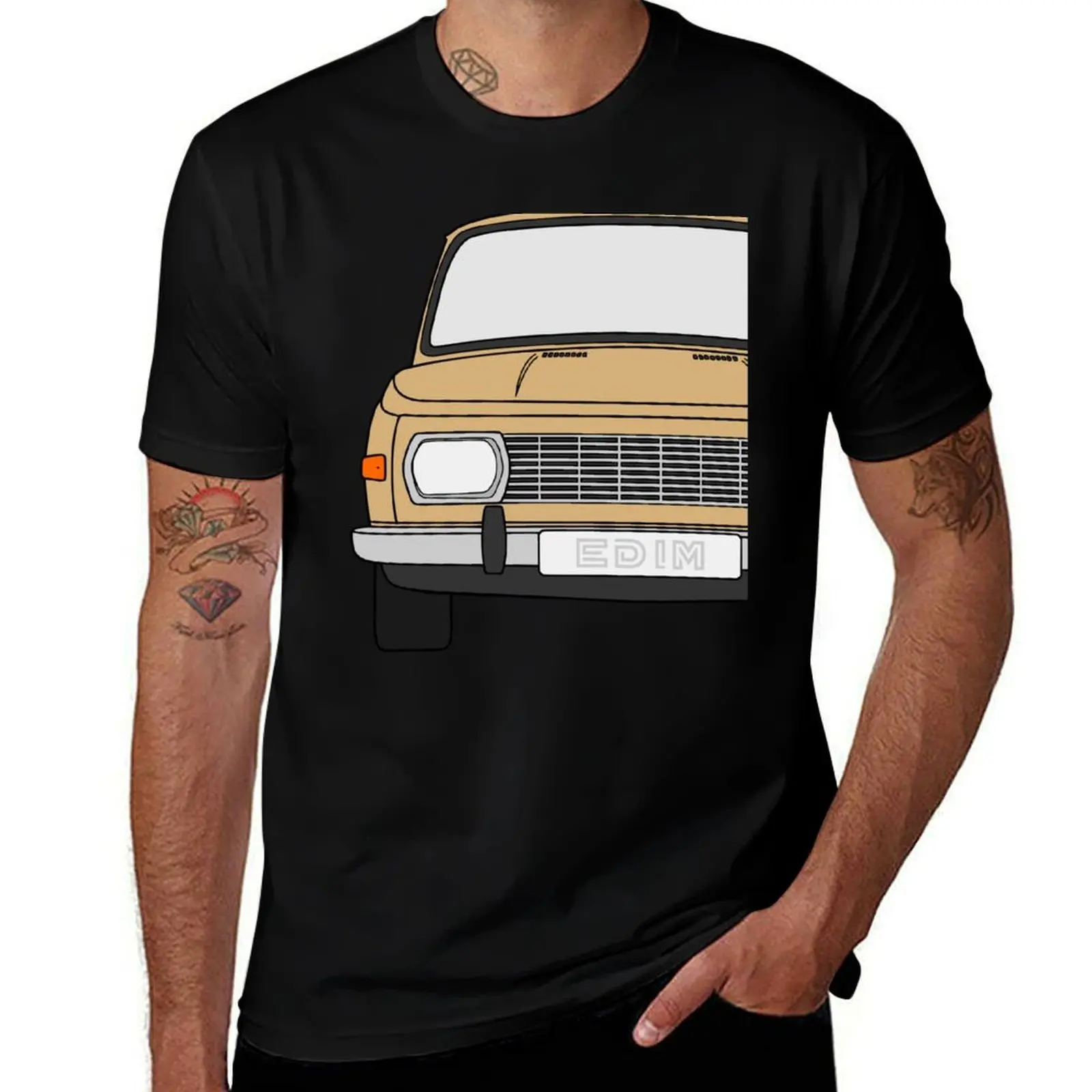 Wartburg 353 beige color T-Shirt Moisture Wicking Athletic T-Shirt