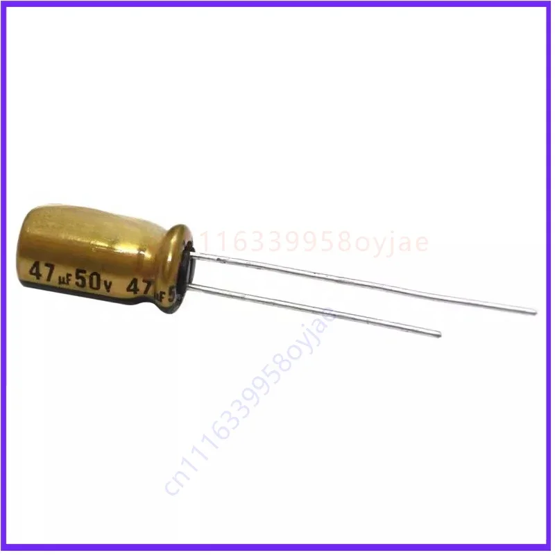 Brand new for Nichicon FW 47uF 50v Imported Audio Electrolytic Capacitor 6.3*11mm 200pcs