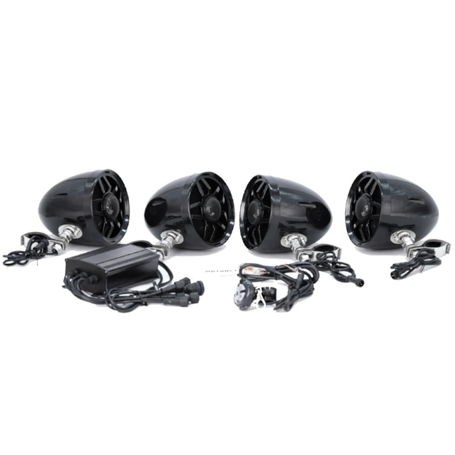 Factory Directly Atv BT Audio System Motorcycle Stereo Radio Waterproof Speakers Marine Speaker Fm Mp3 Utv Amplifier Usb Amp Aux