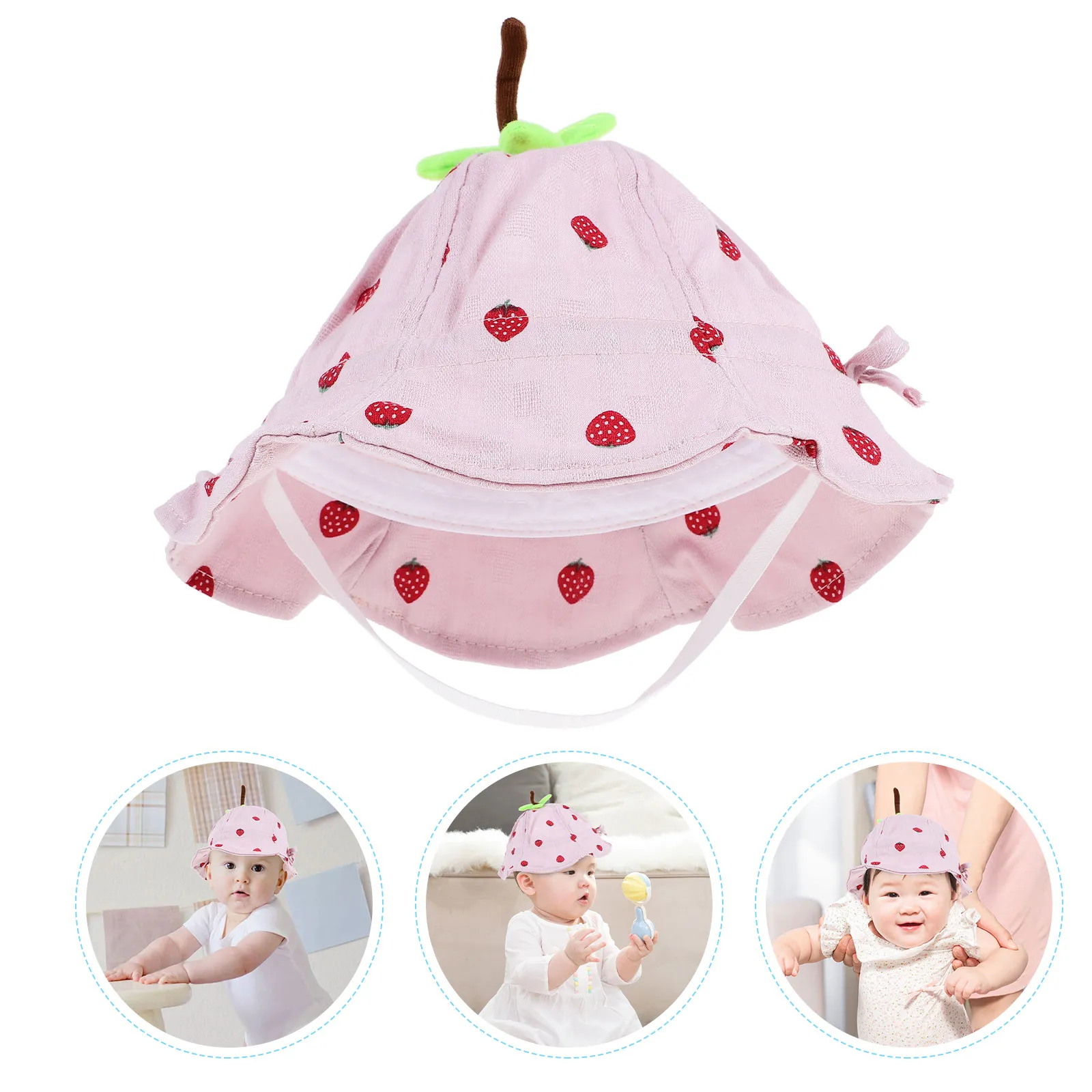 

Protection Hat Lightweight Breathable Fisherman Bucket Hat Deep Pink Uv Protection for Outdoor Beach