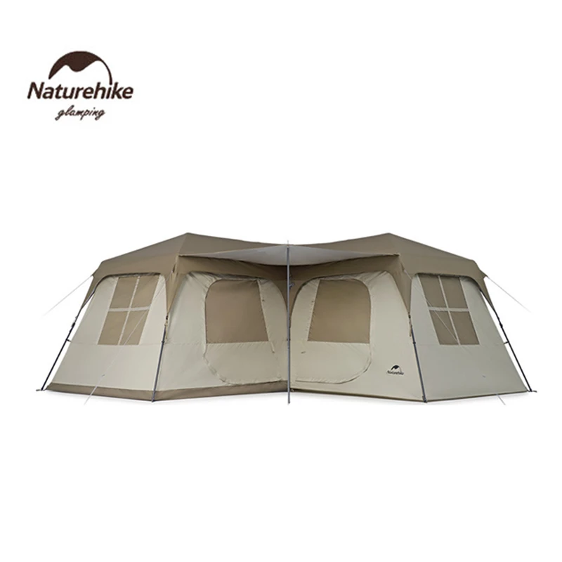 

Naturehike Village Suite roof floor tent CNH23ZP12004/28m2/3 rooms 2 holes/with tariff