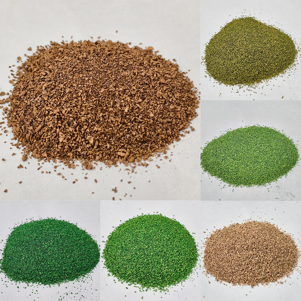 Kits de terreno, polvo de árbol de madera, exfoliante y fliage disperso para HO OO N, fabricación de modelos Diy/fabricación de árboles/Kits de construcción/Diorama, 1 botella