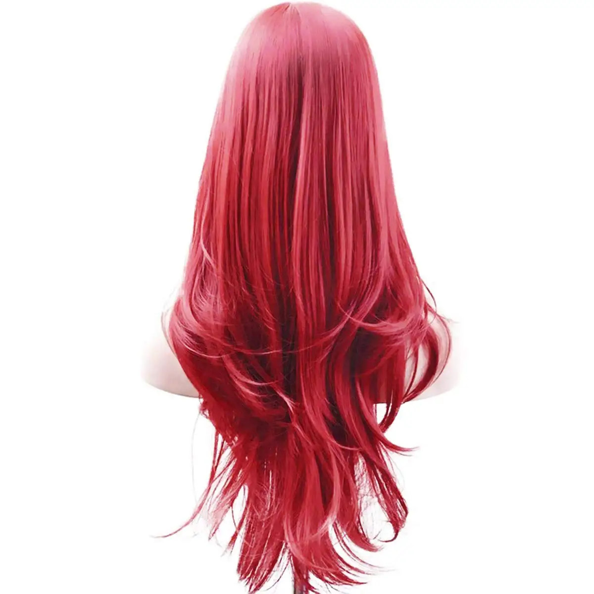 Parrucca sintetica alla moda da 28 pollici, capelli ricci ondulati lunghi, parrucca cosplay di ruolo di Halloween, parrucca di seta quotidiana ad alta temperatura