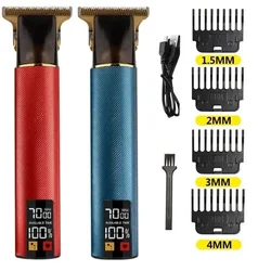 Vintage T9 Hair Trimmer for men Professional Hair Cutting Machine Cordless Beard Trimmer for Home Travel Cordless Hair Clipper