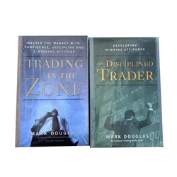2 Bücher/Set von Mark Douglas Handel in der Zone und der disziplin ierte Händler Buch Taschenbuch in Englisch