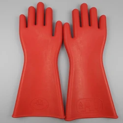 Anti-Electricity Protect Gloves Professional 12KV High Voltage Electrical Insulating Rubber Gloves Home Electrician Safety Glove