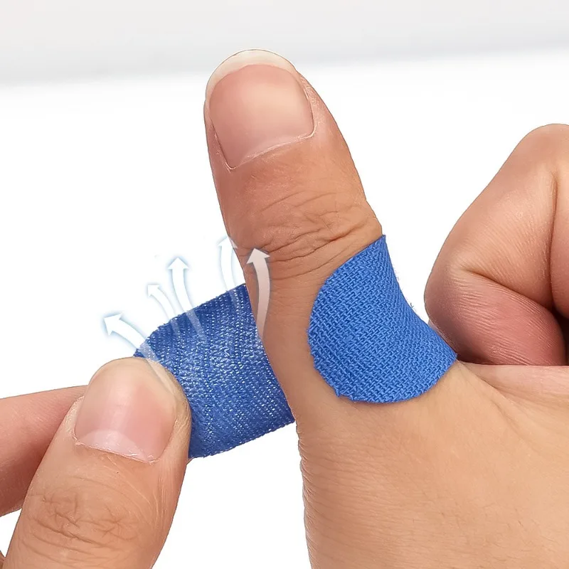 50/10Pcs Finger Bandage Protective Thumb Cover Bowling Tape Guard Lightweight Tapes Elastic Cloth Compact Sports Accessories