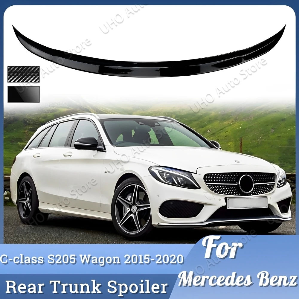 

Rear Roof Spoiler For Mercedes S205 Wagon Touring Hatchback C180 C200 C220 C320 C350 C400 C63 AMG 2015 2016 2017 2018 2019 2020