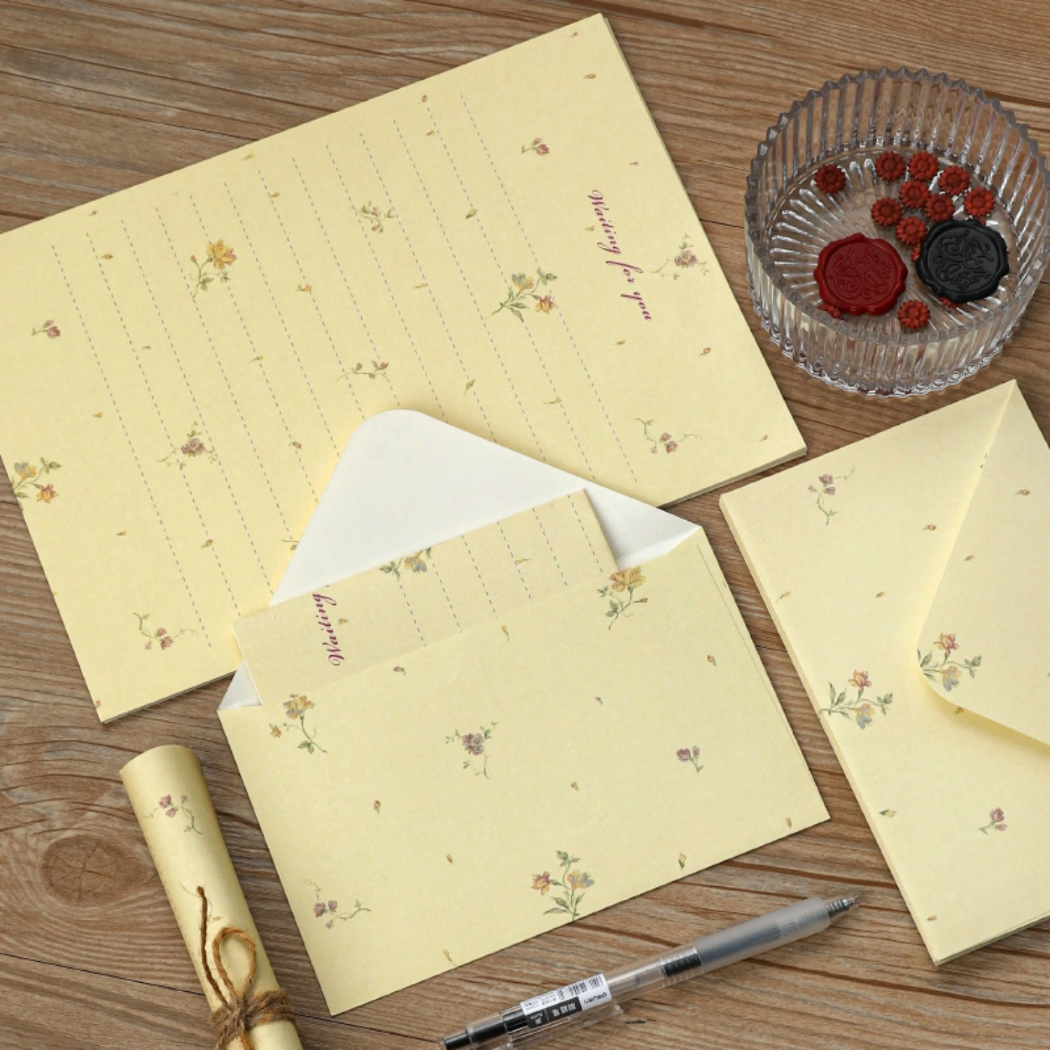 

Набор из 20 листов бумаги для писем с цветочным принтом и конвертов, винтажная канцелярия с цветочным узором для свадьбы, Дня святого Валентина, поздравительных открыток