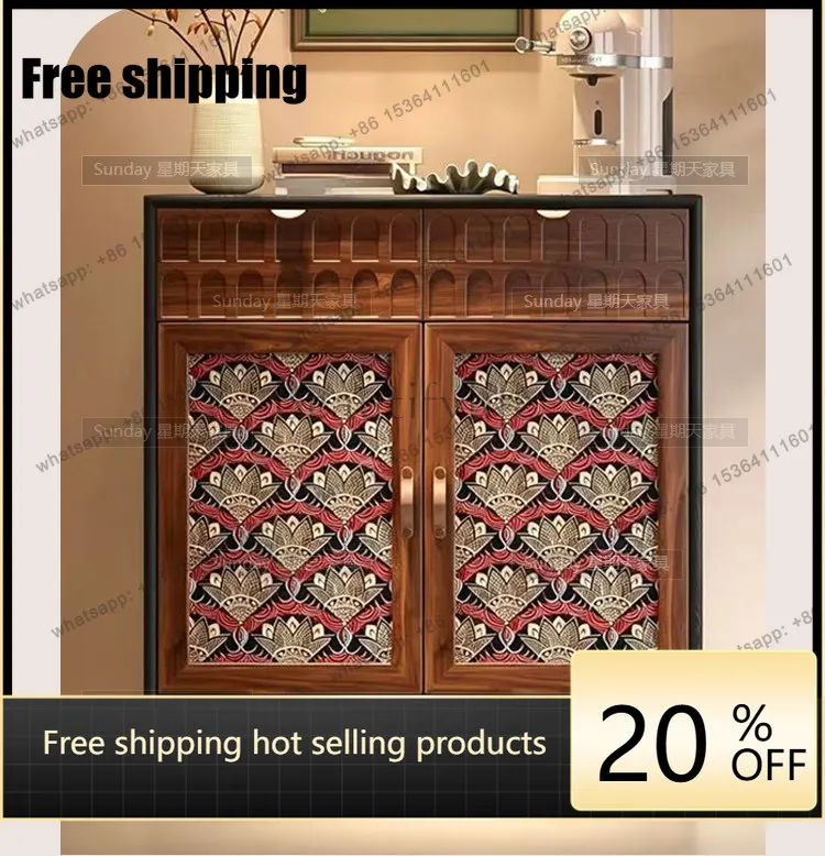 Factory Direct Medieval Creative Entrance Cabinet Corridor Large Capacity Locker