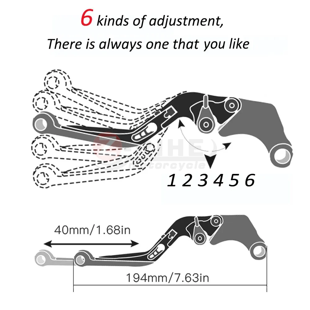 لياماها XJR1300 XJR 1300 المتسابق 2004-2016 2015 2014 2013 دراجة نارية مخلب رافعة الفرامل رافعة مجموعة اكسسوارات مقبض العتلات