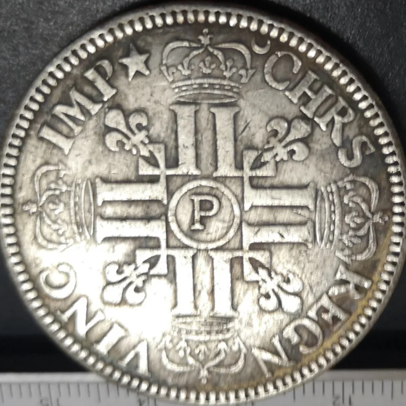 1690-1693 فرنسا-المملكة 1 Ecu - Louis XIV الفضة مطلي نسخة عملة (اختيار أي تاريخ واحد)