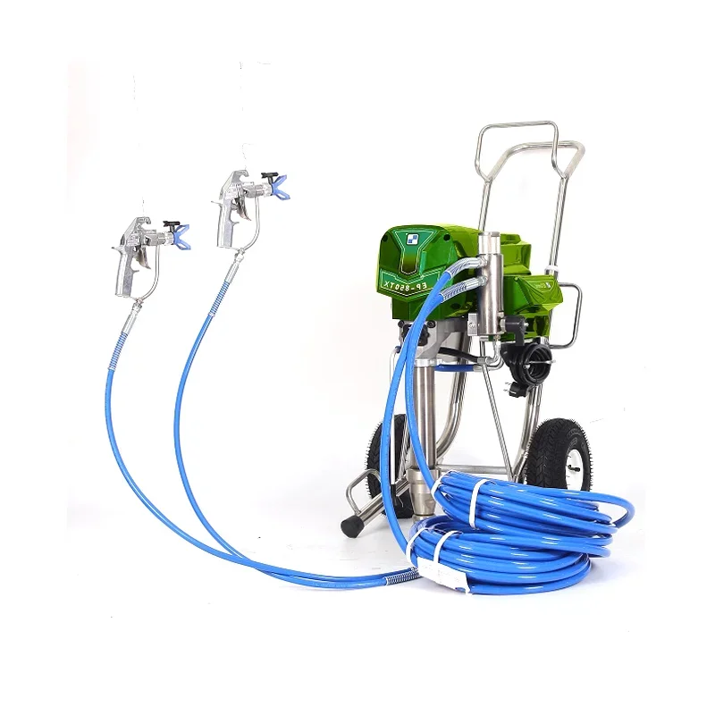 

HVBAN high pressure electric or engine double airless paint sprayer machine