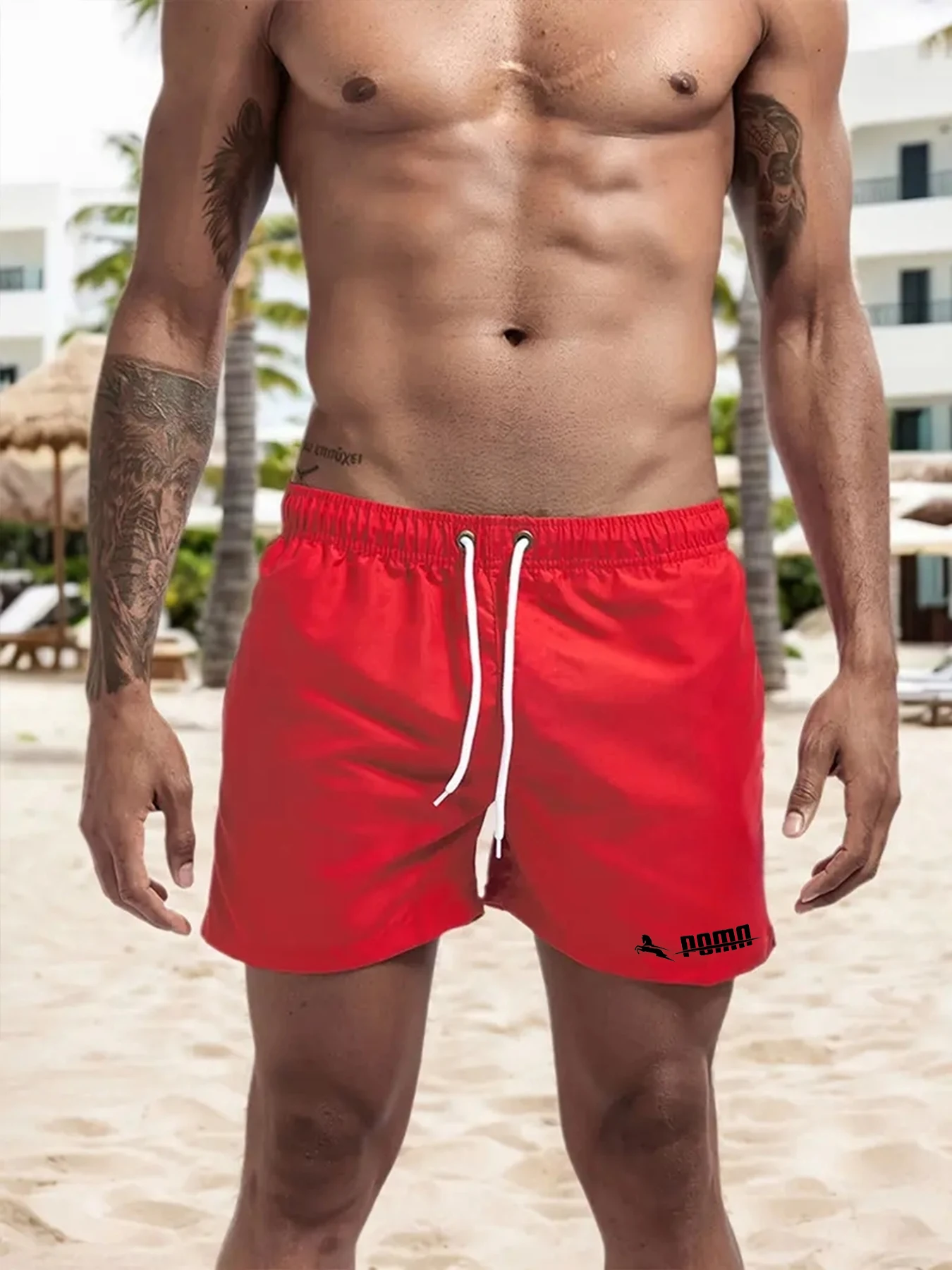 Short de plage pour hommes, maillot de plage d'été, pantalon de sport décontracté, séchage rapide, exercice de natation, Fitness, Surf, ventilation, short confortable