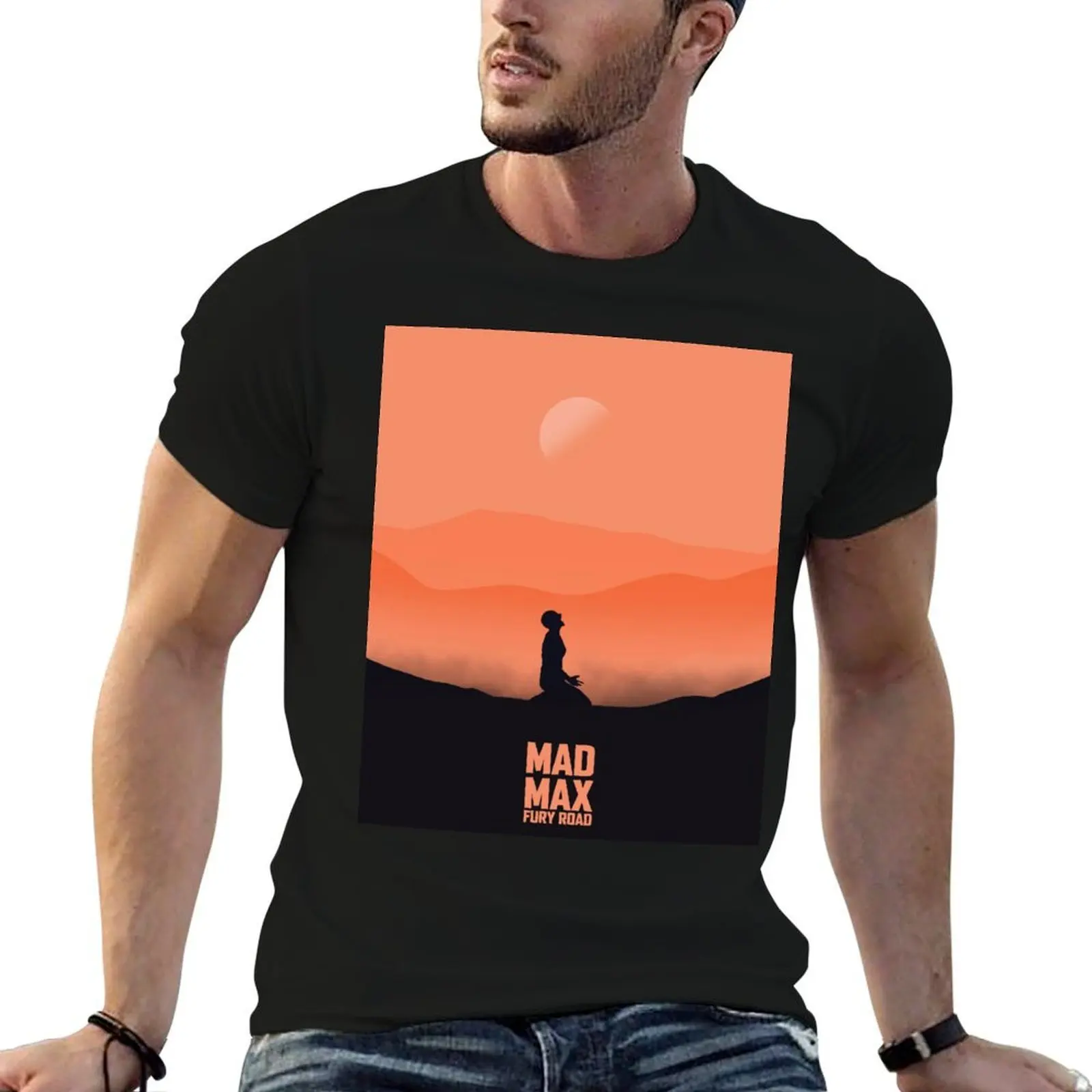 Mad Max Fury Road Minimalist Movie poster T-Shirt Man t-shirt animal prinfor boys oversized t shirts for men