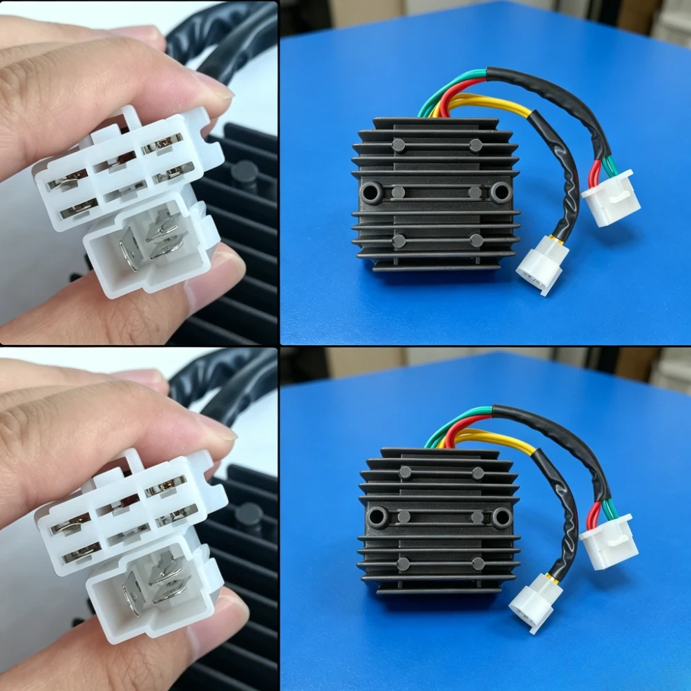 1pc Voltage Regulator Rectifier For Honda XLV600 XL600V XRV650 XLV750R VF700C VT800C VF700 VT800 700 800 C V MAGNA SHADOW 800