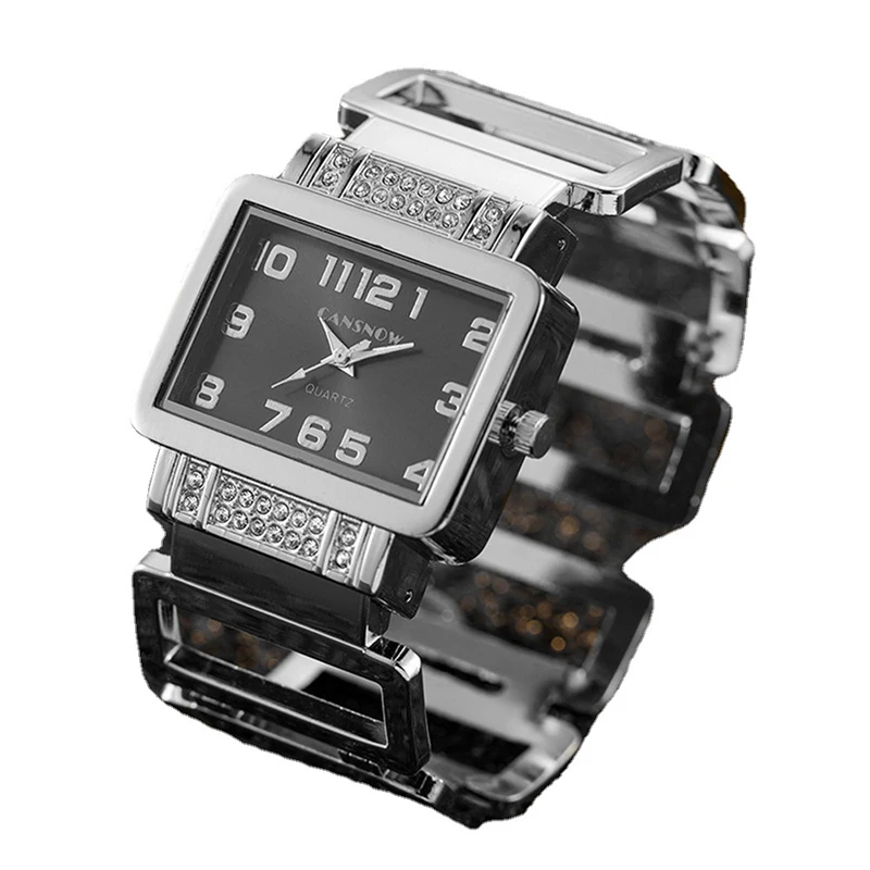 Ladies' Watch Fashion Luxury Exquisite Personalized Bracelet Watch Business Leisure Rectangular Dial Quartz Watch for woman