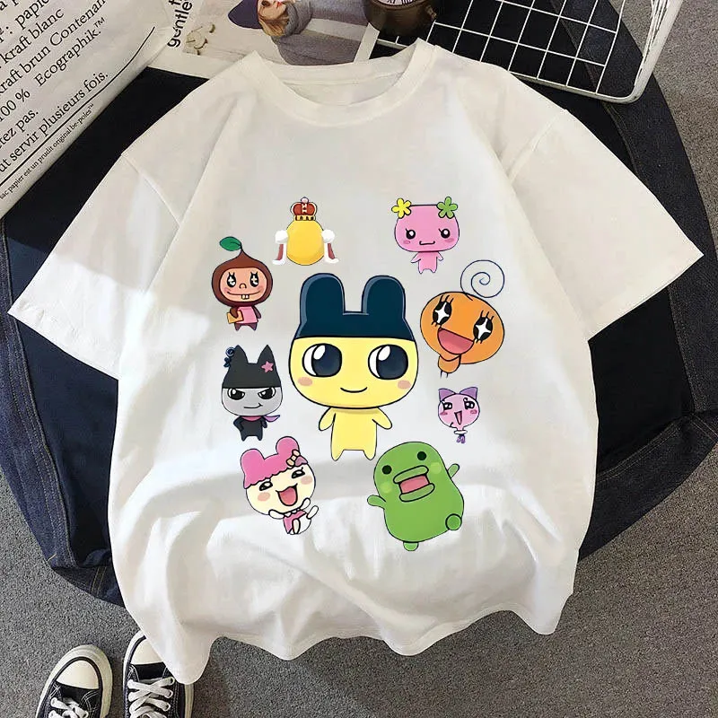 

Tamagotchi Children T Shirt Girl Boy Summer Clothes Baby Cotton Tee Shirts Print Short Sleeve Kid Tops Toddler Anime Tees Gifts