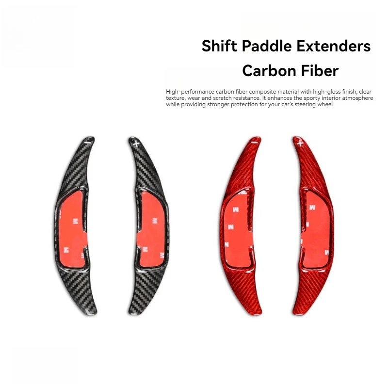 Carbon Fiber Steering Wheel Paddle Shifters, Upgrade Shift Extender for AMG Series