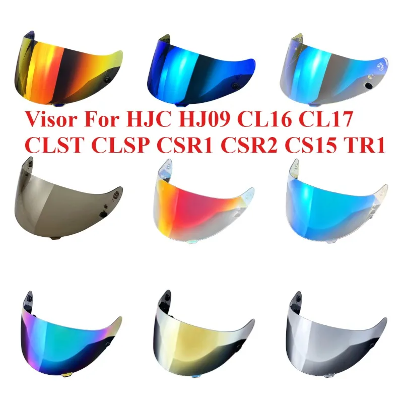 Helmet Visor for HJC HJ09 CL16 CL17 CLST CLSP CSR1 CSR2 CS15 TR1 Helmet Shields Uv Protection Capacete Accessories